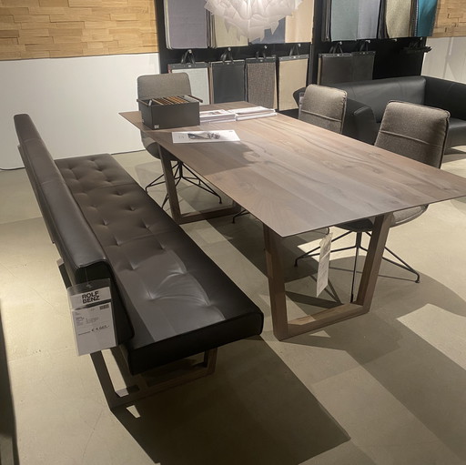 Rolf Benz 606 dining chair (set of 3) with dining bench