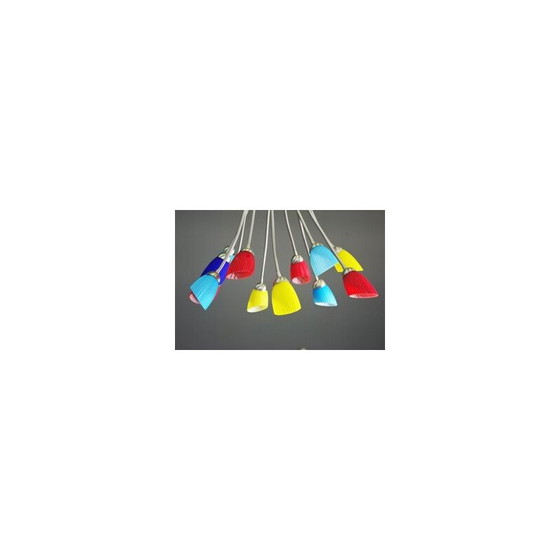 Image 1 of Vintage Murano glass chandelier by De Majo, 1970