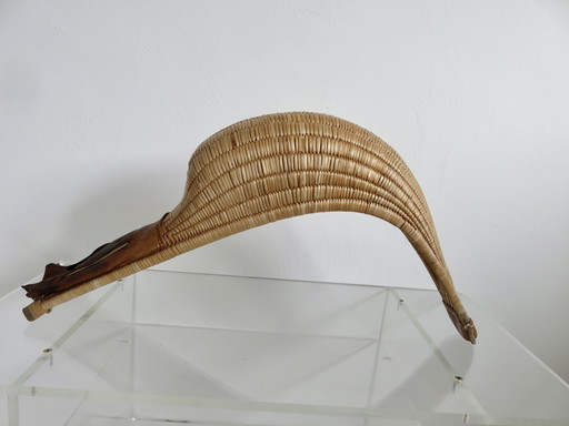 Ancienne Chistera Grand Gant, Sport Basque, Pelote, Cesta Punta, Jai Alai