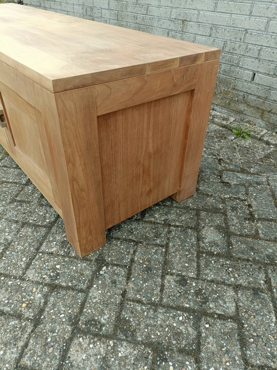 Image 1 of Massief Teakhouten TV Meubel