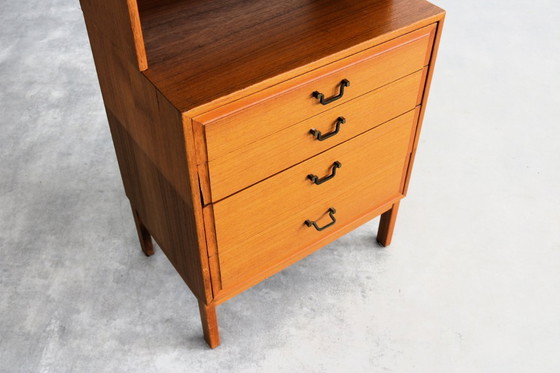 Image 1 of vintage boekenkast | wandkast | teak | Zweeds