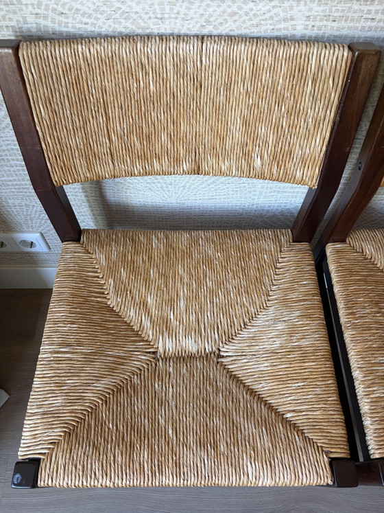 Image 1 of 4x Cees Braakman Pastoe stoelen 