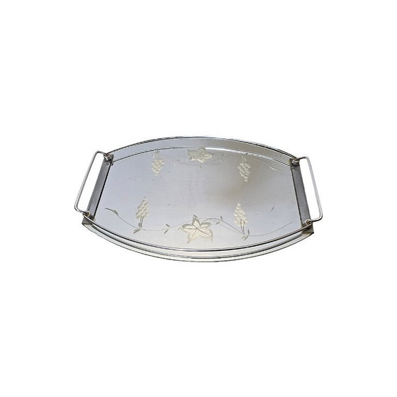 Image 1 of Vintage French mirror tray, 1950s
