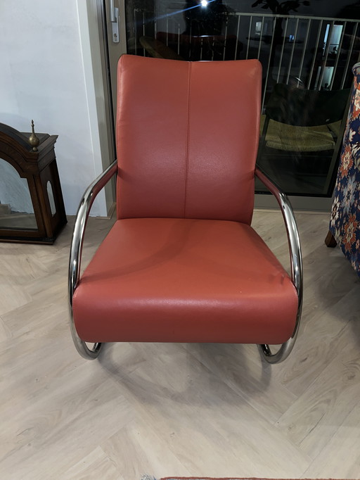 Fauteuil moderne structure tubulaire