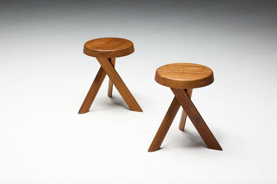 Image 1 of Sgabelli 'S31' di Pierre Chapo, Francia, anni '70