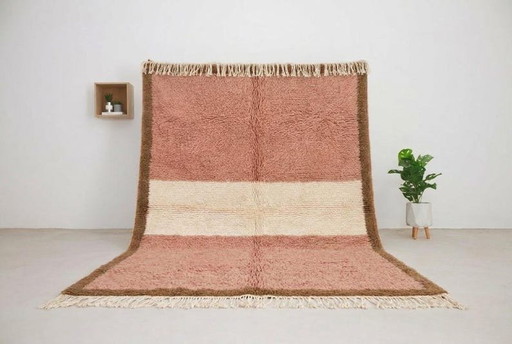 Alfombra tradicional marroquí Beni Ouraine tejida a mano con coloridos diseños, tamaño 2/3 m. – Ahrend