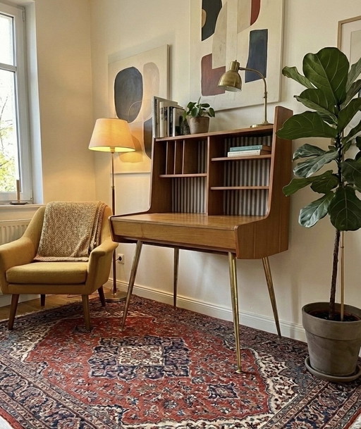 Mid-century kaptafel / bureau met spiegel – Jese Möbel – Duitsland – jaren 50/60