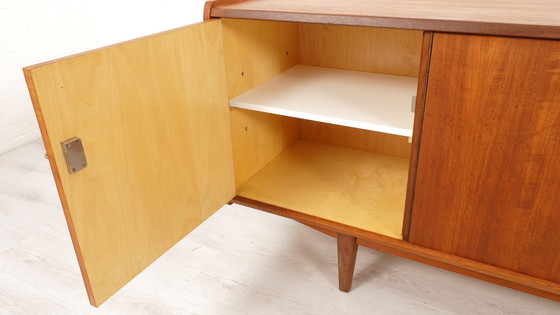 Image 1 of Vintage Dressoir | Zwarte Greepjes | 220 Cm | 1960S