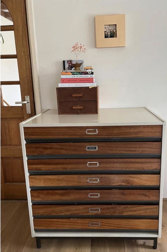 Image 1 of Teken-/ladekast scolastico vintage 