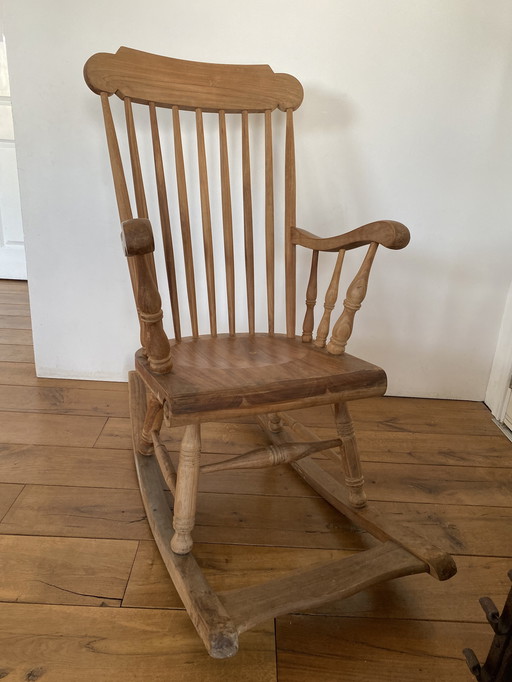 Sedia Schommelstoel in teak