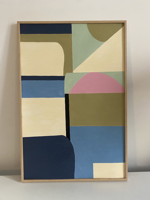 Handmade abstract painting