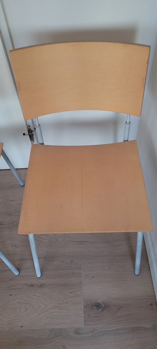 4 chaises de salle à manger design La Palma