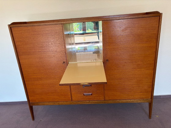 Buffet haut/buffet vintage DeWe, milieu du siècle – Wood (photo 7 of 16)