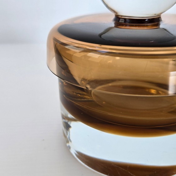 Image 1 of NECESSAIRE A PARFUM VINTAGE 1970 VAPORISATEUR FLACON EN VERRE DE MURANO 70S