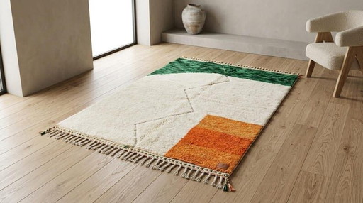Alfombra bereber marroquí Atlas con coloridos diseños 150/250 cm – Ahrend, vloerkleden en tapijten, Wool (photo 2 of 10)