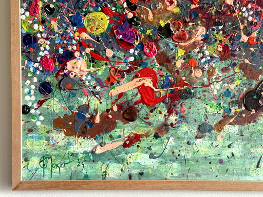 Ole Masur - Bouquet - Framed