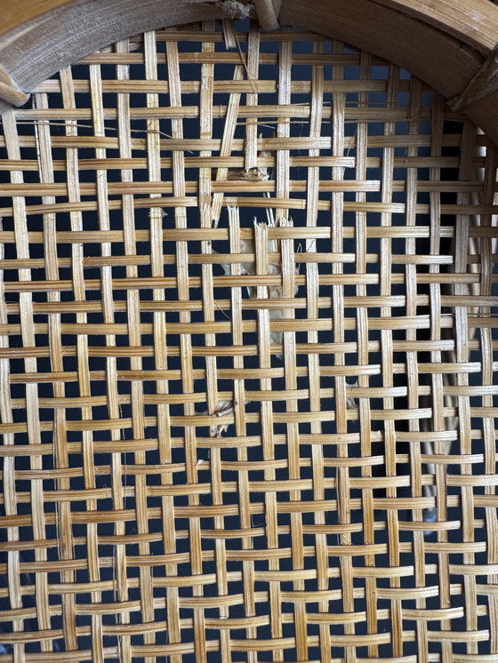 Image 1 of Batteurs à tapis osier rotin anciens 