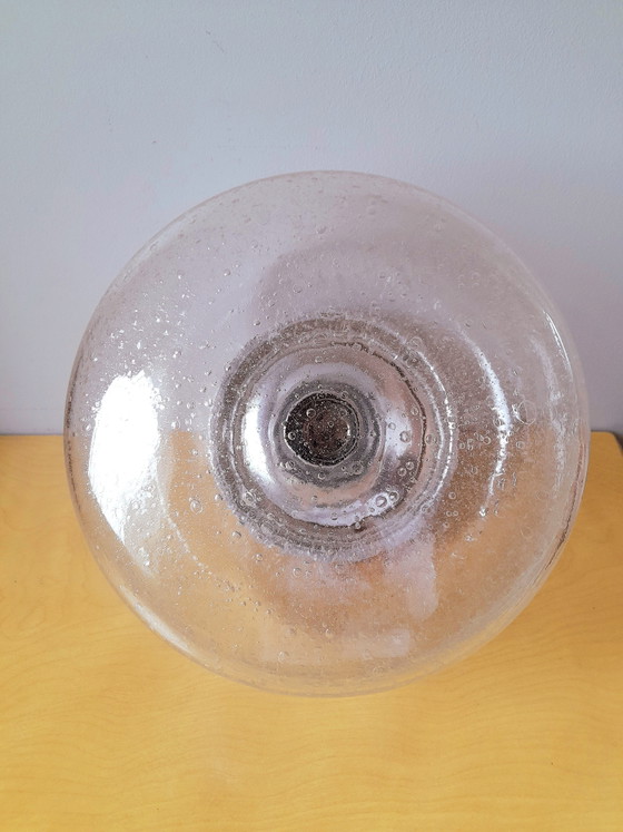 Space age wall or ceiling light in bubbled glass, 1970s – Wall lights, Metal (photo 6 of 9)