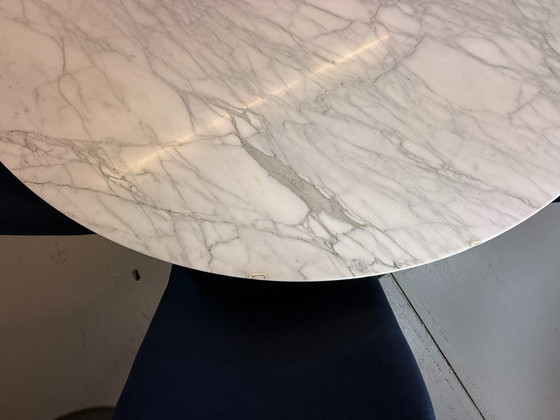 Image 1 of Table de salle à manger en marbre Eero Saarinen Knoll, années 1960