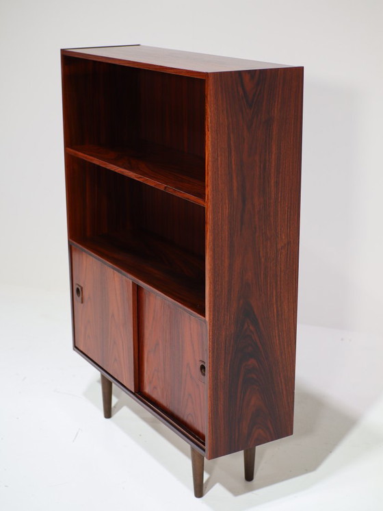 Image 1 of Bibliothèque à portes en palissandre, style danois vintage