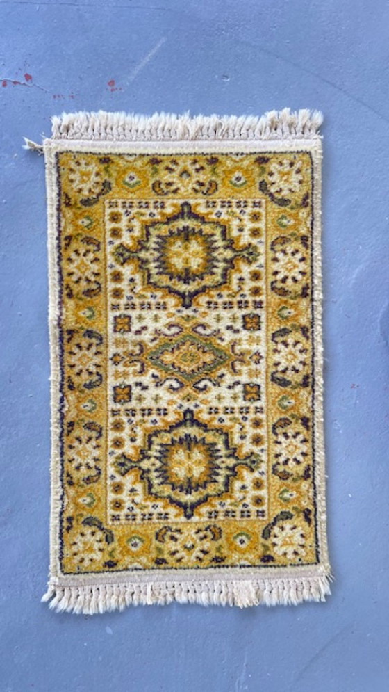 Image 1 of TAPIS Sarouk VINTAGE Moutarde