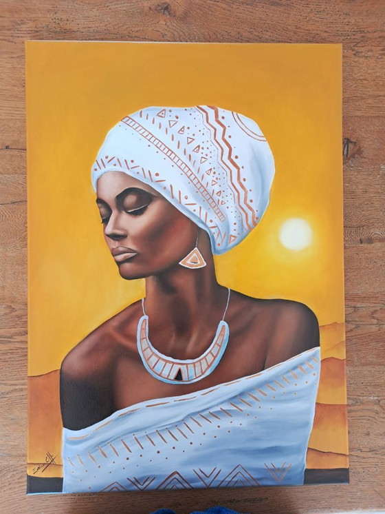 Image 1 of Enrica CIFFO - Africa Queen 2 - Tableau d'Artiste