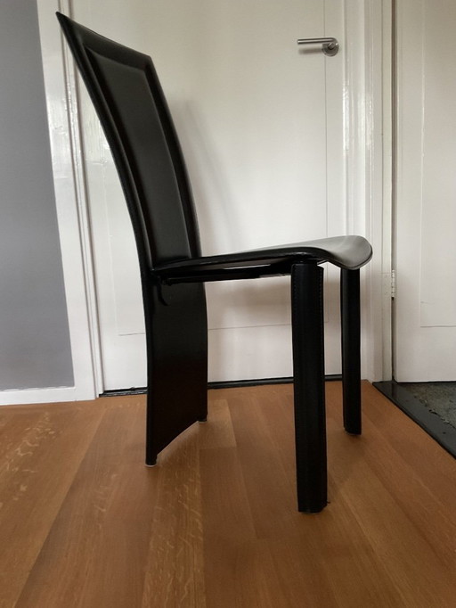 Leather dining room chairs