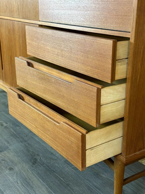 Image 1 of 60's 70's Teak Sideboard Highboard modèle Fredericia Danish Modern Design