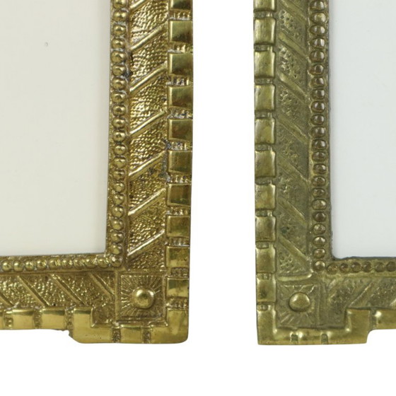 Antieke Franse Fotolijsten Gepolijst Messing Kaders – Brass (photo 8 of 16)