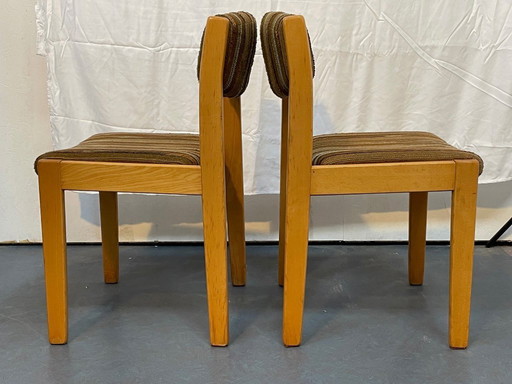 4 chaises vintage années 1970