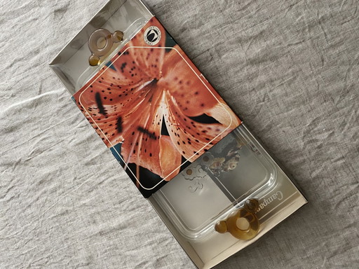 Emballage d'origine : Plat de service Walther Glass, années 1970, style moderne du milieu du siècle