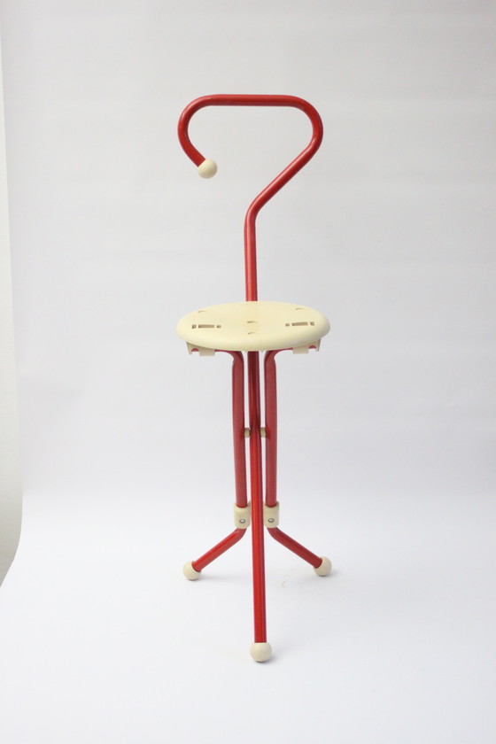 Image 1 of Ulisse Folding Stool by Ivan Loss for Sandrigarden