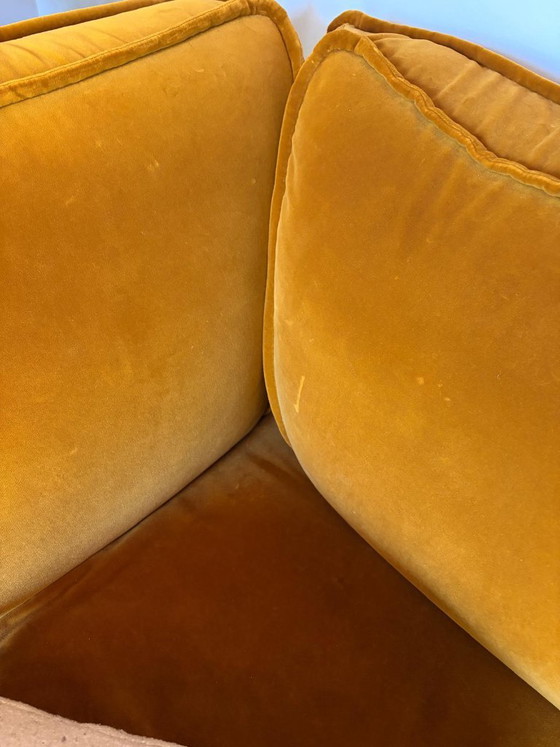 Bolia Noora Bank in Mosterdgeel Fluweel – Hoekbanken, Velvet, Wood (photo 8 of 10)