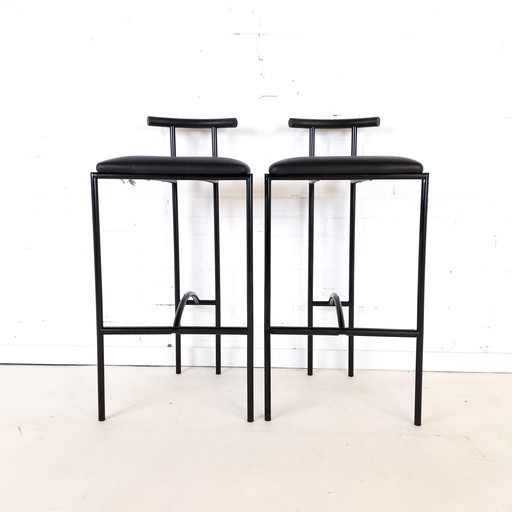 2x Tabouret de bar vintage Tokyo Rodney Kinsman Bieffeplast