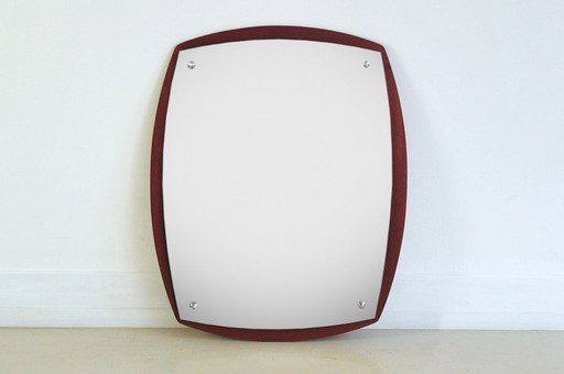 botones de espejo de teca