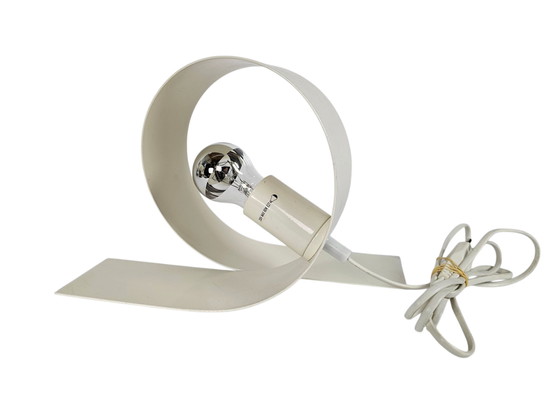 Image 1 of Massive - Made in Belgium - Looping lamp - table lamp - white lacquered - 90's