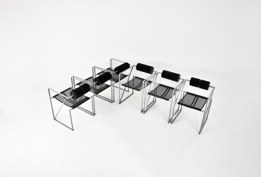 "Seconda 602” Chairs By Mario Botta For Alias, 1980S, Set Of 6