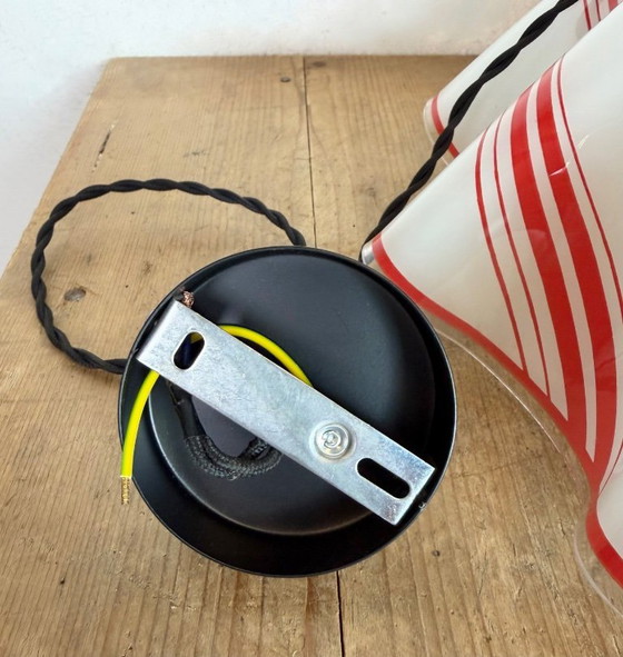 Image 1 of Vintage Glass Ceiling Light, 1970s