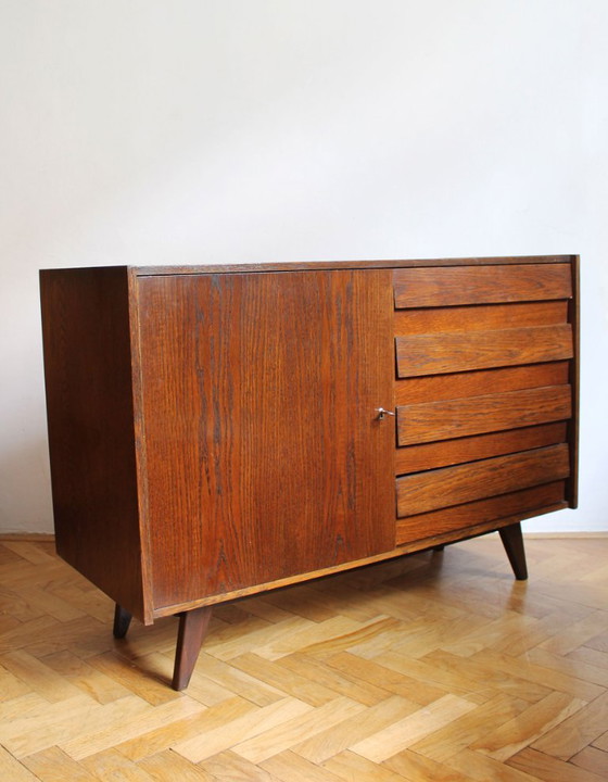 Jiří Jiroutek U-458 Sideboard – Oak – Interiér Praha – 1972 – Interier Praha, Wood (photo 8 of 17)