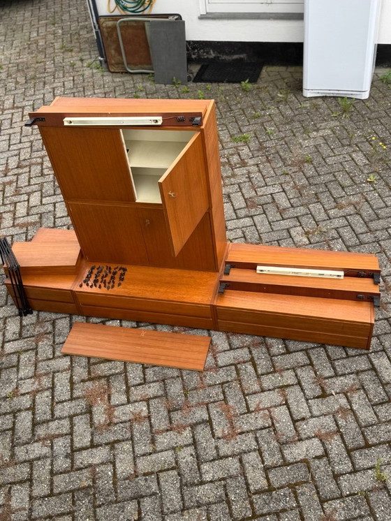 Image 1 of Omnia Modulair Teak Wandmeubel