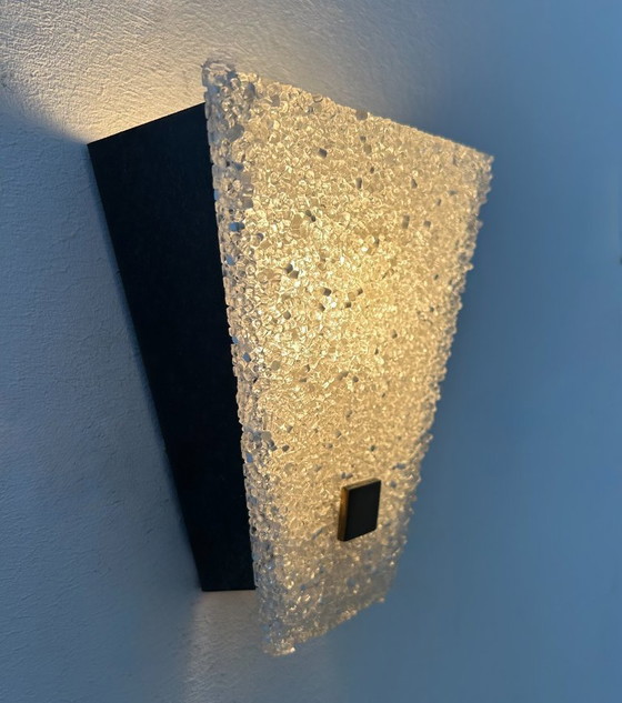 Image 1 of Vintage wall lamp, brass and Perspex, France 1960