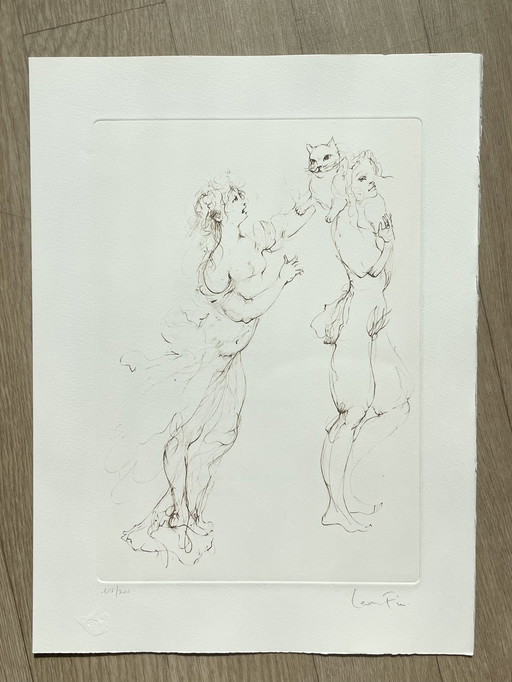 Leonor Fini, Rare Lithograph on Arches Paper, Circa 1980