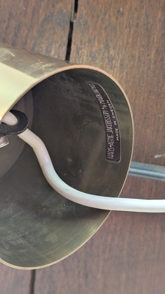 Image 1 of Lampada a sospensione Hans-Agne Jakobsson T-603 in ottone con frange verdi