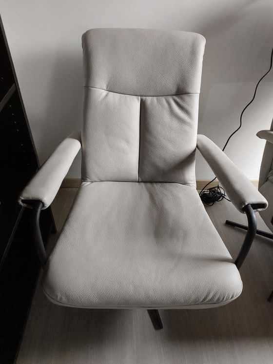 Image 1 of Lederen fauteuil ongebruikt 