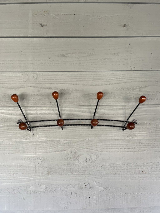 vintage French sputnik coat rack in the style of Roger Feraud