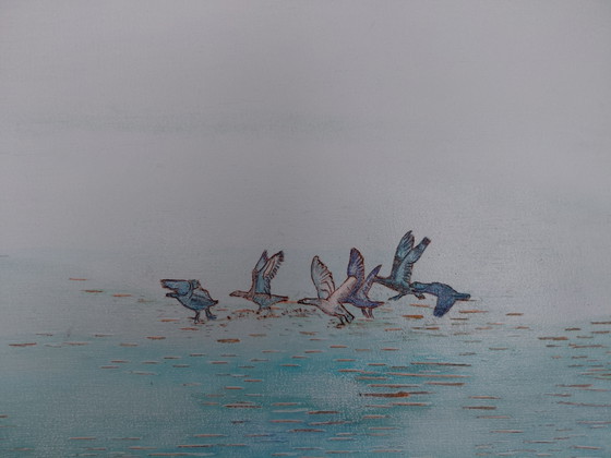 "ZWISCHEN WASSER UND LUFT" – Gallery Suncorner, Gemälde & Zeichnungen, Wood (photo 5 of 6)