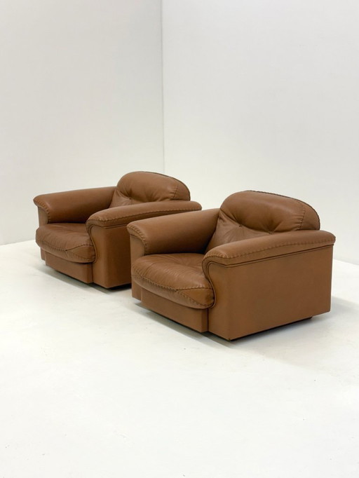 Poltrone vintage color cammello De Sede DS-101