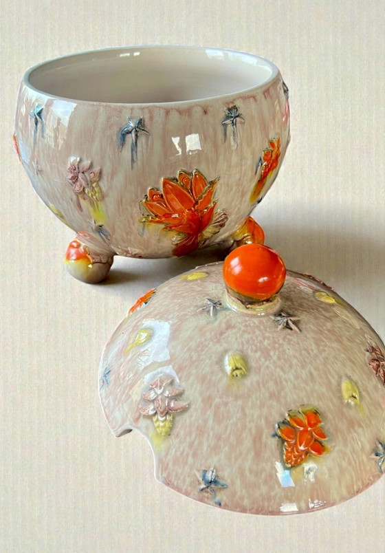 Image 1 of WGP - Bol à punch en grès de Dümler & Breiden - Céramique Höhr-Grenzhausen, contenance env. 4 l, modèle 1767, vers 1940