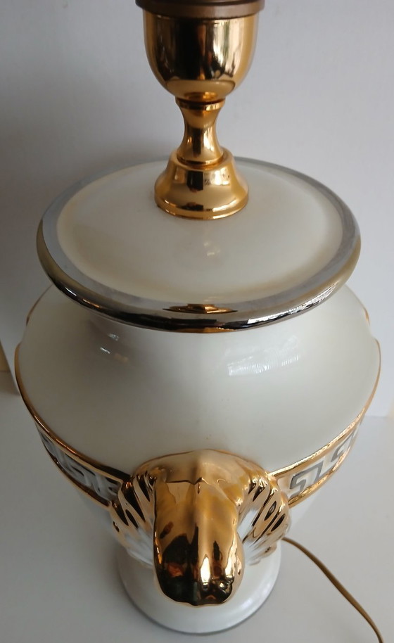 Image 1 of Tafellamp Porselein - Italy - 1970's