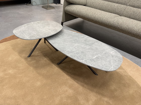 Image 1 of Metaform Triple Coffee Table Set Ceramic stone 